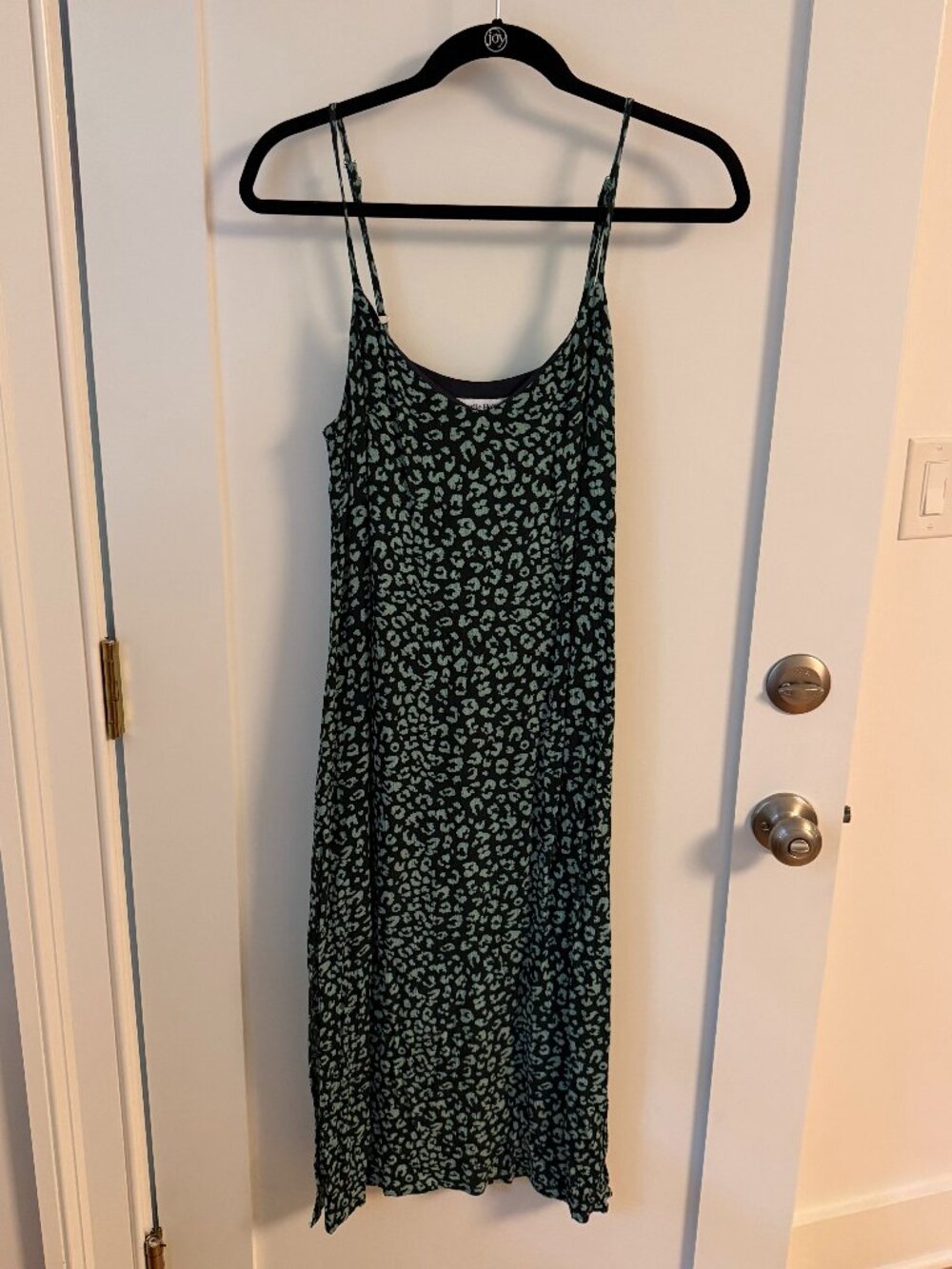 Charlie Holiday Green Animal Print Dress